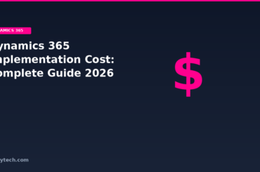 Dynamics 365 Implementation Cost: 2026 Guide